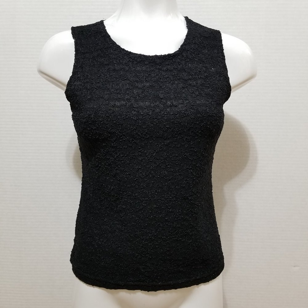 JRT top Small lace tank lined front sleeveless fairycore whimsigoth VINTAGE